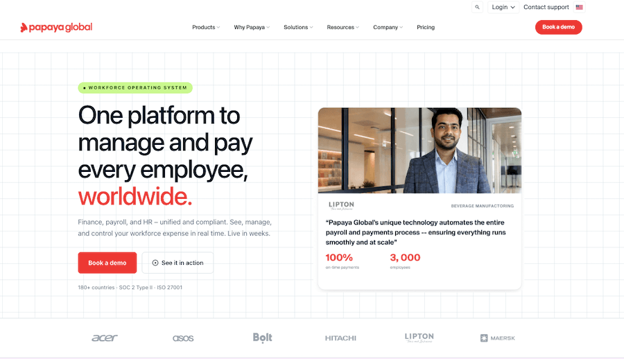 Papaya Global Platform Overview
